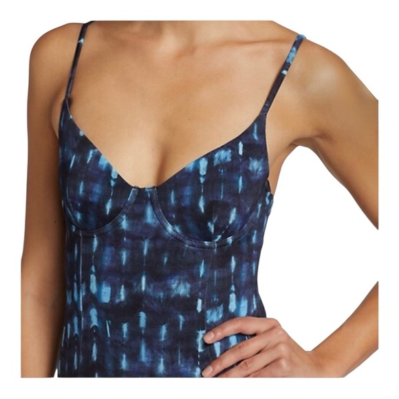 Onia - Isabella Tie Dye One Piece - Indigo NWT - Picture 3 of 7